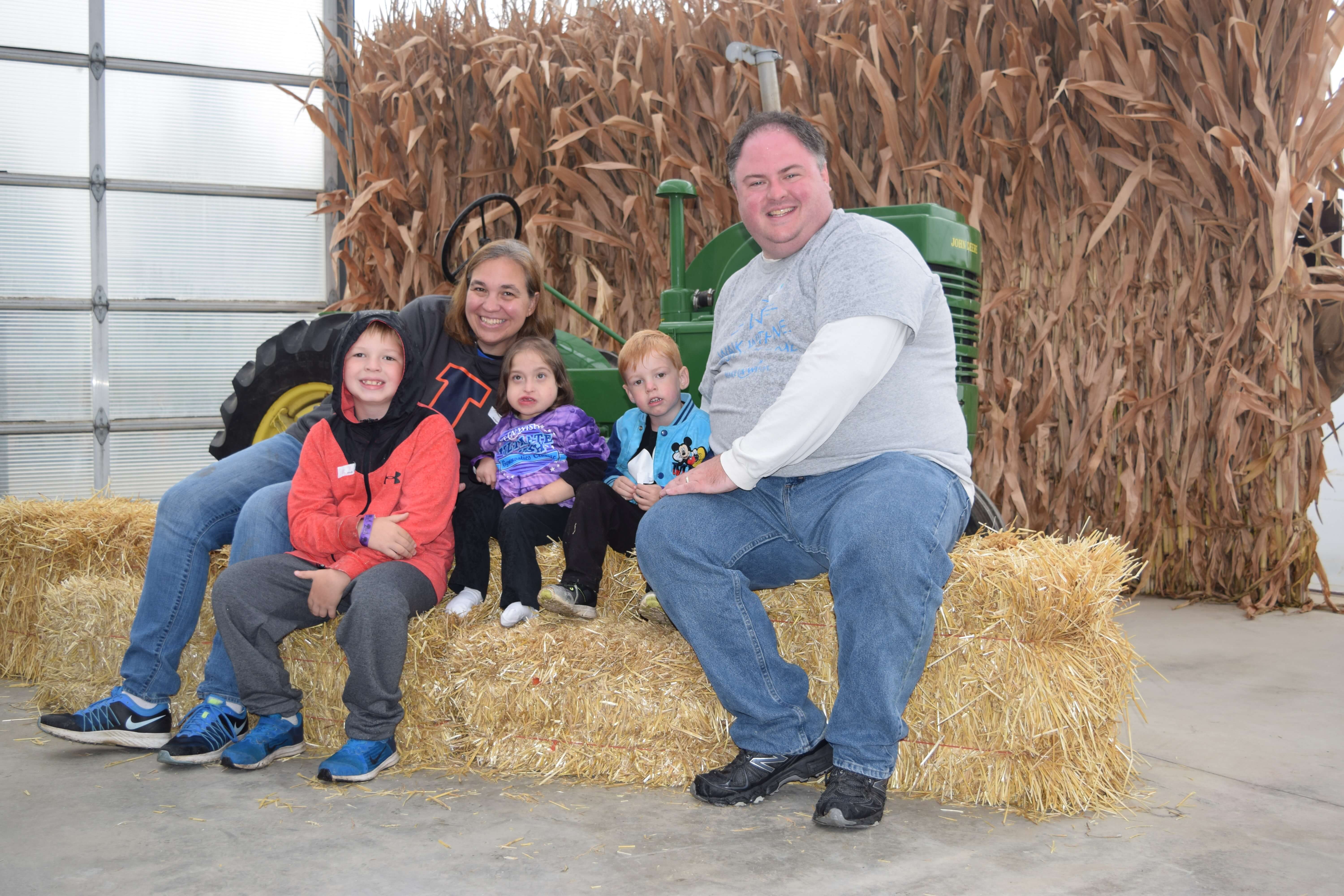 The Taylor family: Bridgette, Kevin, Kyleigh, Aidan and Jim