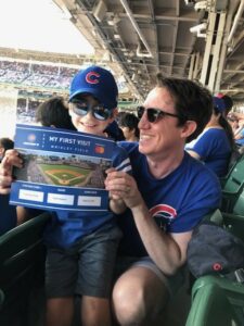 Kids first Cubs game