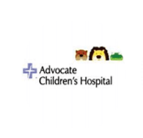Logo of Advocate Children's Hospital with animal icons and a medical cross.