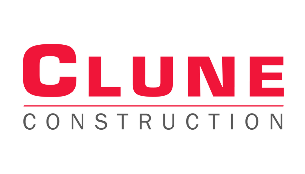 Logo with red text 'CLUN' and grey text 'NSTRUCTION' on white background.