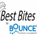 Chef hat with BOUNCE text and bubbles.